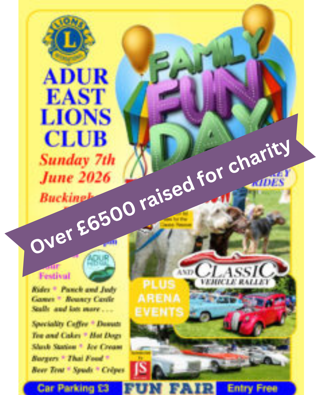 Over £6500 raised for charity (1)